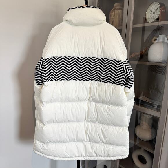 Perfect Moment Polar Puffer Down Snow White Jacket S NEW Knit Panel Quilted Ski - Picture 4 of 6
